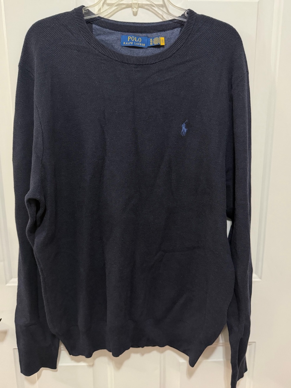 Polo by Ralph Lauren Men’s Navy Crewneck Sweater navy blue sz XL